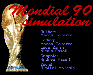 Mondial 90 Simulation — sstitle (WOR)
