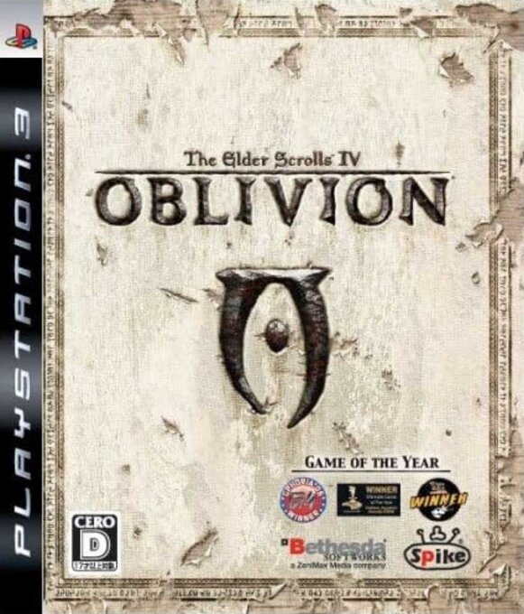 Elder Scrolls IV, The - Oblivion — box-2D (JP)