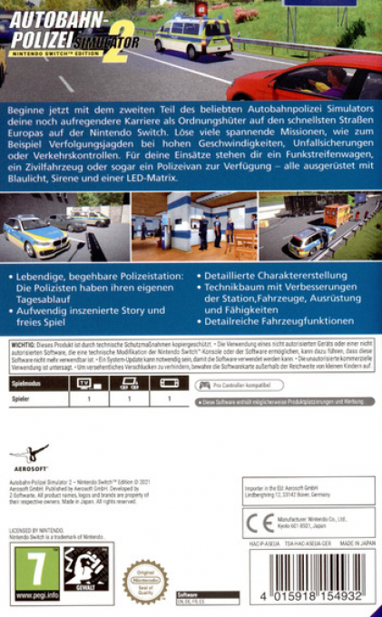 Autobahn Police Simulator 2 — box-2D-back (DE)