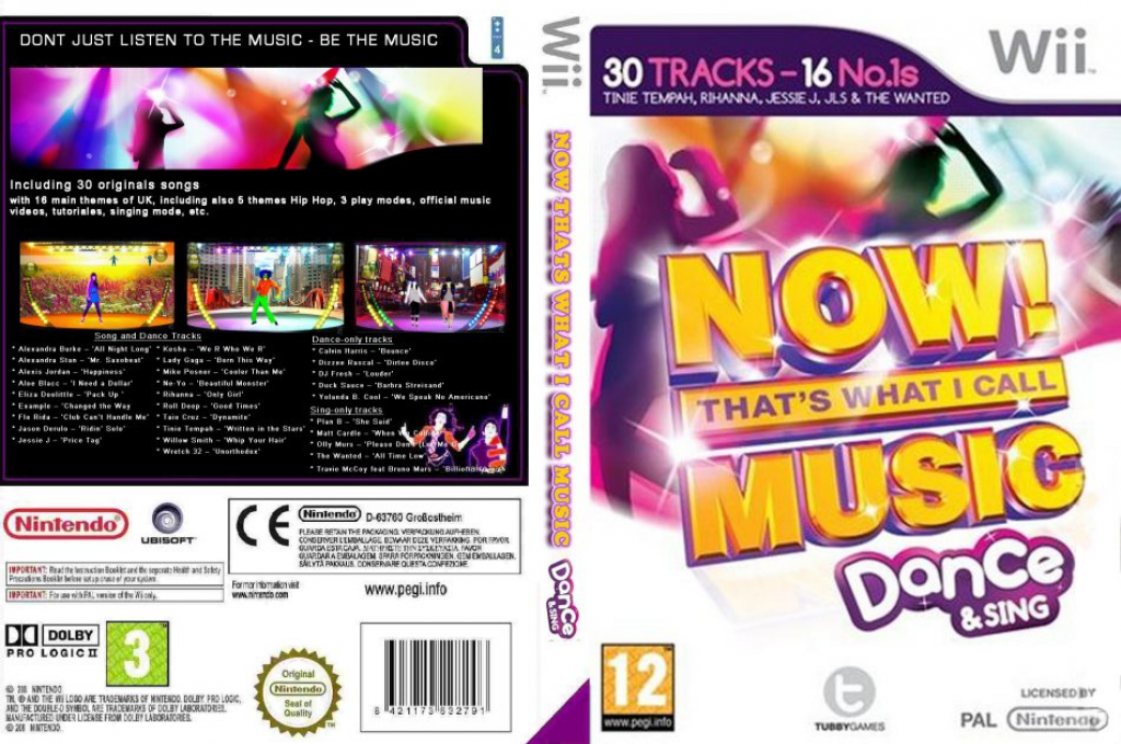 Now! That's What I Call Music - Dance & Sing — box-texture (EU)