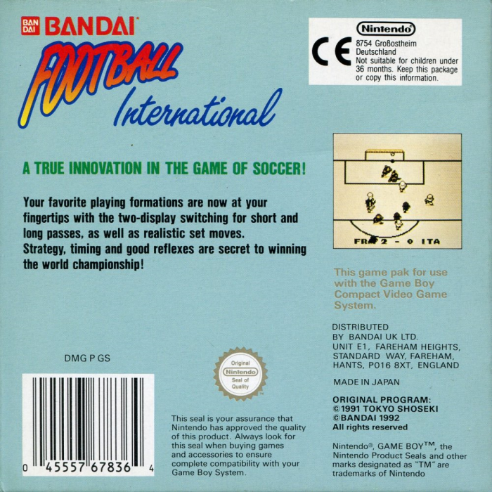 Football International — box-2D-back (EU)