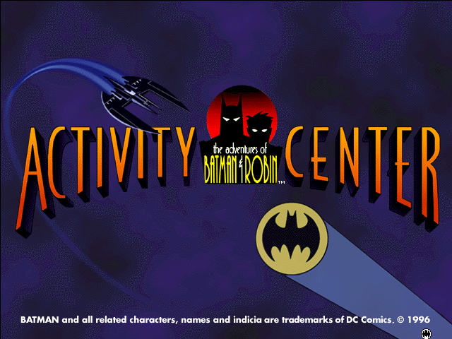 The Adventures of Batman and Robin: Activity Center — sstitle (WOR)