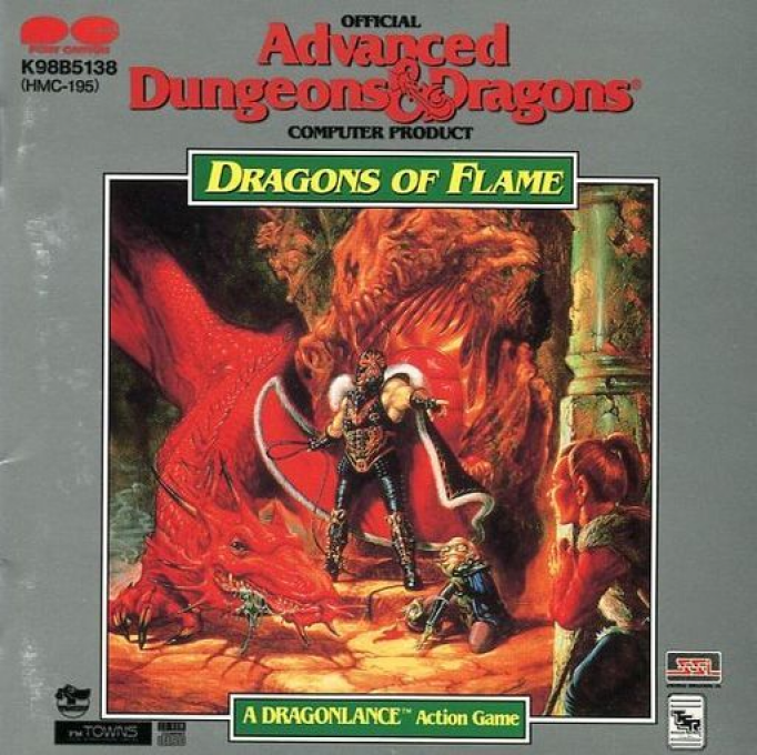 Dragons of Flame box art