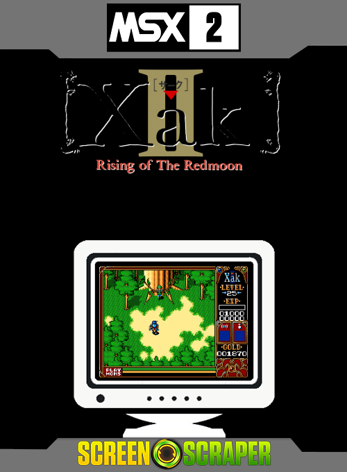 Xak 2 - Rising of the Redmoon — box-2D (SS)