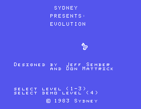 Evolution — sstitle (WOR)