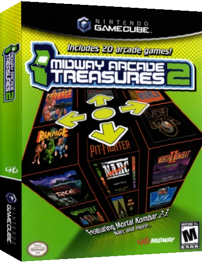 Midway Arcade Treasures 2 — box-3D (US)