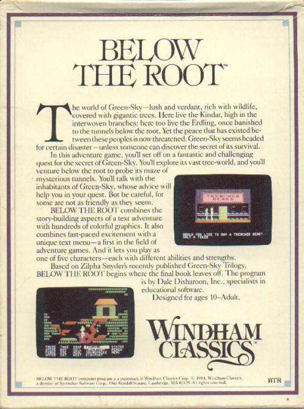 Below The Root — box-2D-back (US)