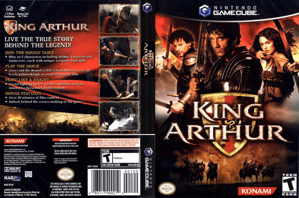 King Arthur — box-texture (US)