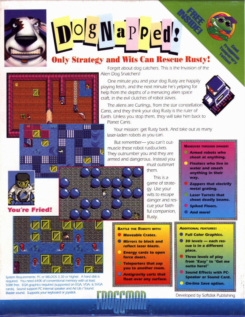 Rescue Rover II — box-2D-back (US)