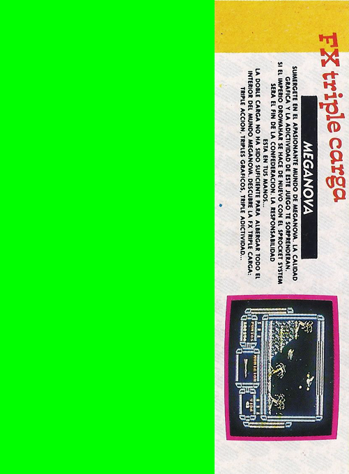 Meganova - The Weapon — box-2D-back (SP)