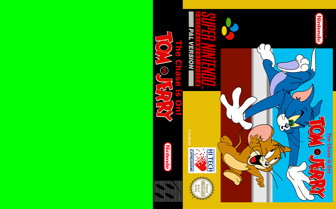 Tom vs Jerry : The Chase Is On! — box-texture (EU)