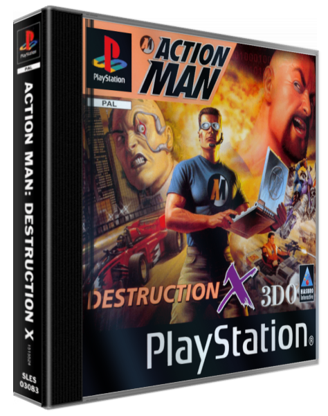 Action Man - Destruction X — box-3D (EU)
