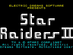 Star Raiders 2 — sstitle (EU)
