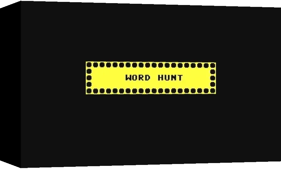 Word Hunt — box-3D (WOR)