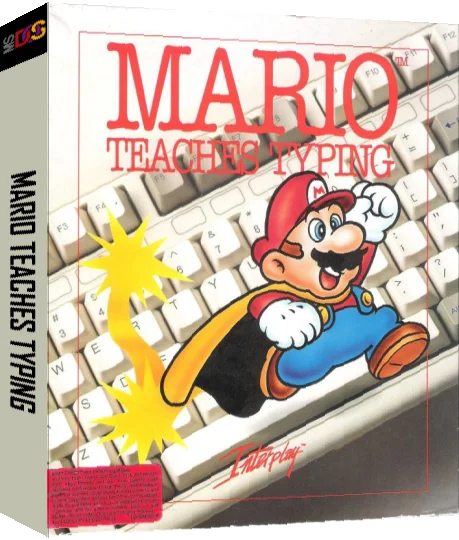 Mario Teaches Typing — box-3D (US)