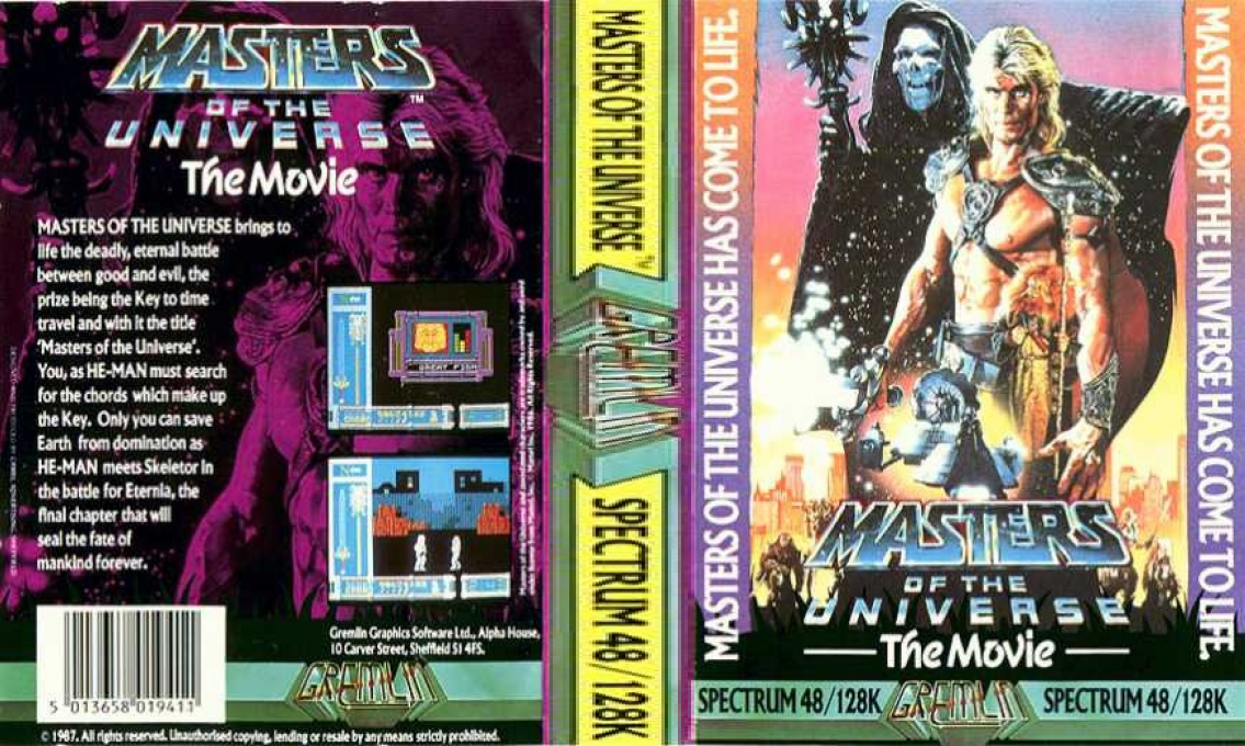 Masters of the Universe - The Movie — box-texture (EU)