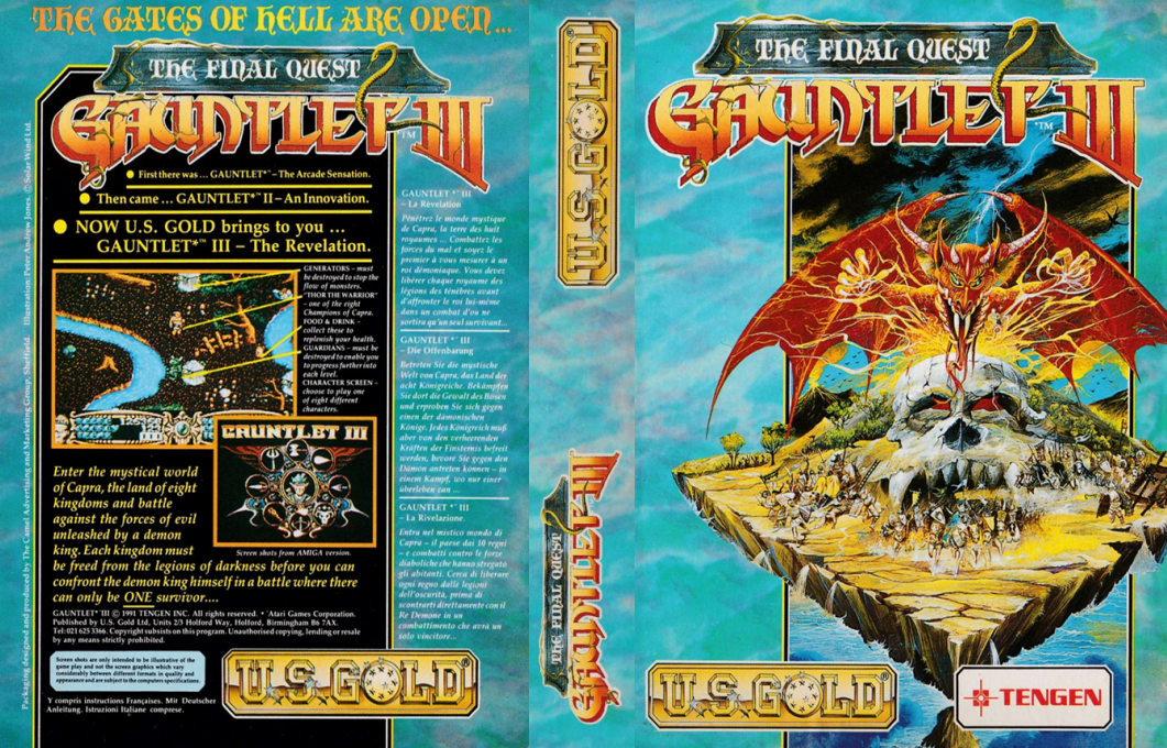 Gauntlet 3 - The Final Quest — box-texture (EU)