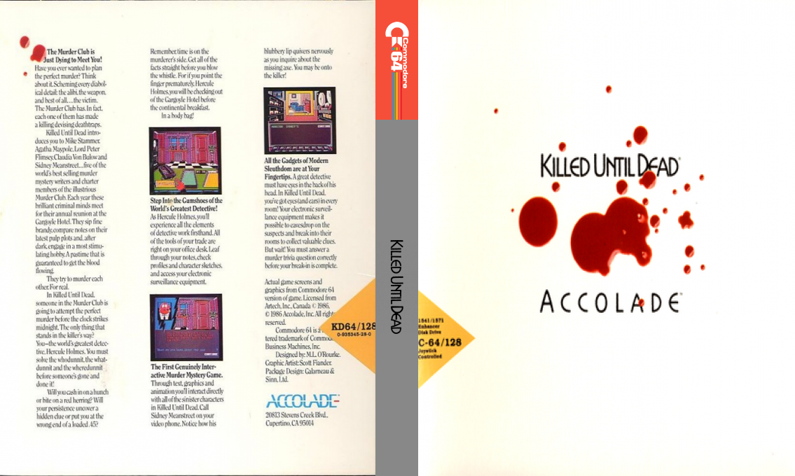 Killed Until Dead — box-texture (US)