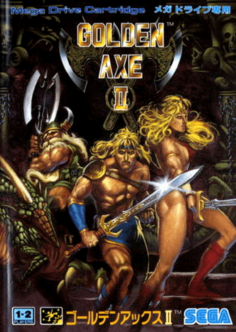 Golden Axe 2 — box-2D (JP)