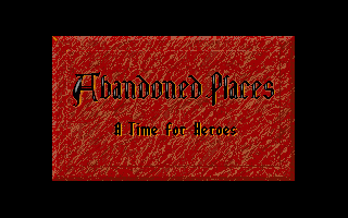Abandoned Places - A Time for Heroes — sstitle (EU)