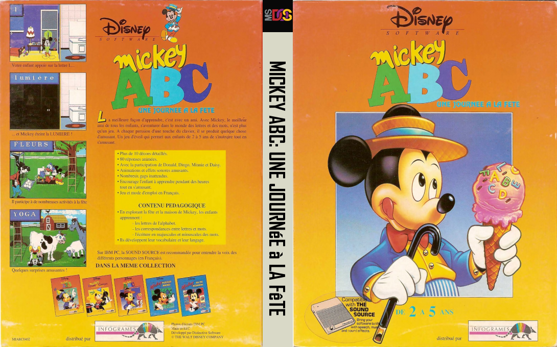Mickey's Abc - A Day At The Fair — box-texture (FR)