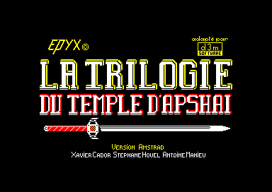 Temple Of Apshai Trilogy — sstitle (FR)