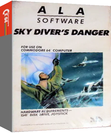 Sky Diver's Danger — box-3D (US)