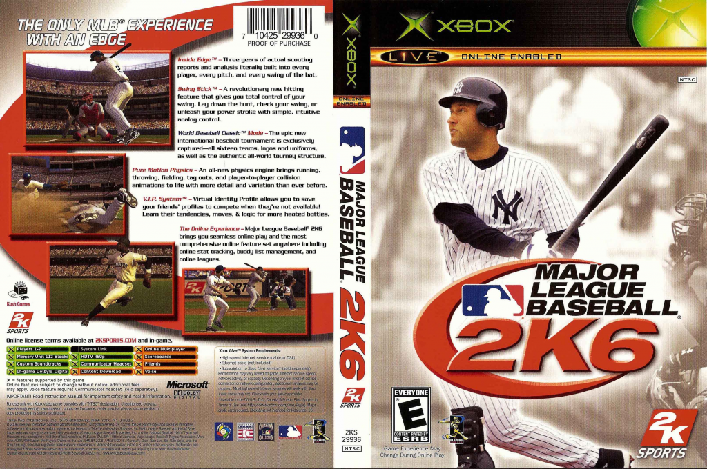 Major League Baseball 2K6 — box-texture (US)