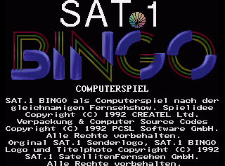 Sat 1 Bingo — sstitle (WOR)