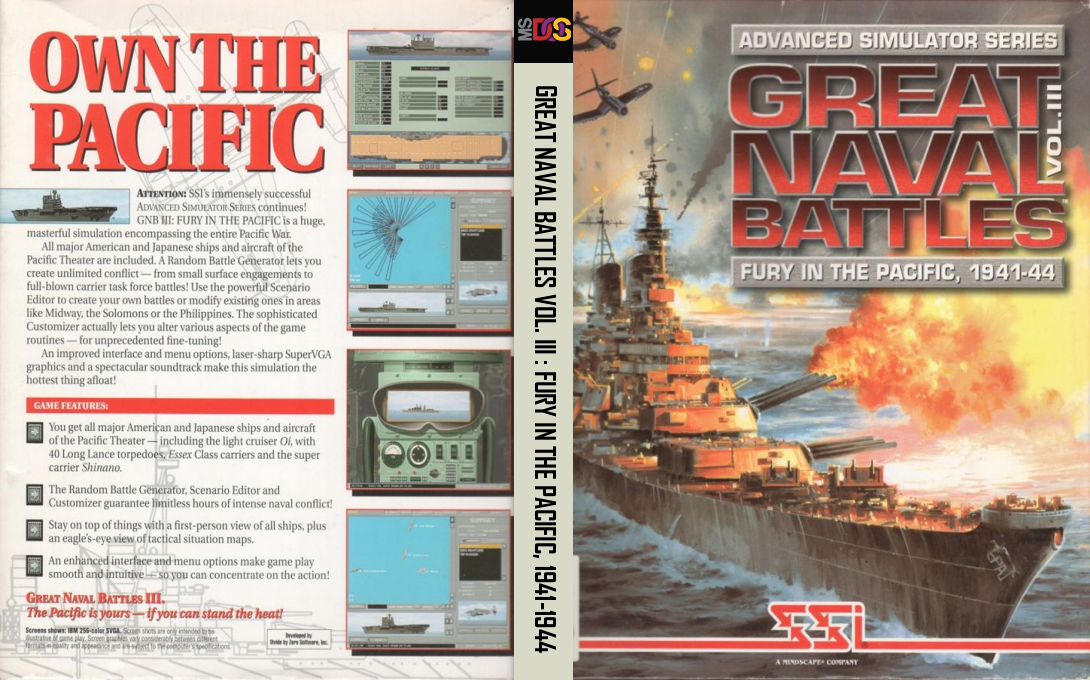 Great Naval Battles Vol 3 - Fury In The Pacific 1941-1944 — box-texture (US)