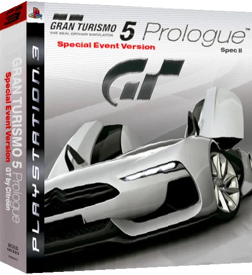 Gran Turismo 5 Prologue Spec 2 Special Event Version - GT by Citroen — box-3D (EU)