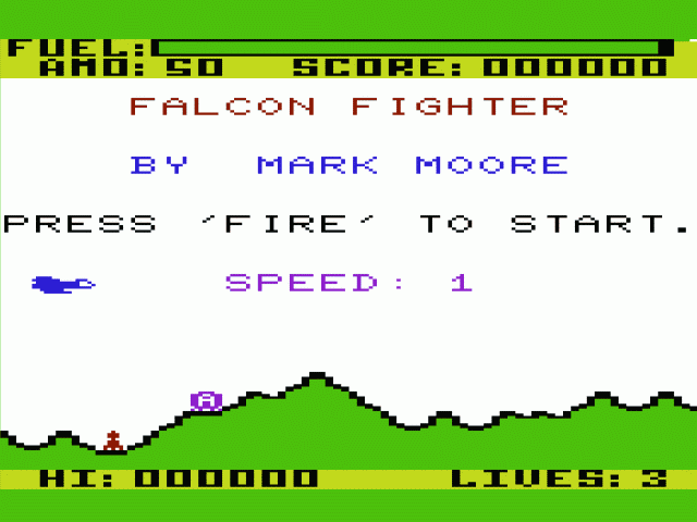 Falcon Fighter — sstitle (WOR)