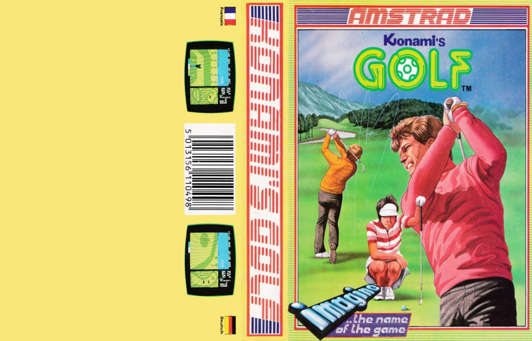 Konami's Golf — box-texture (EU)