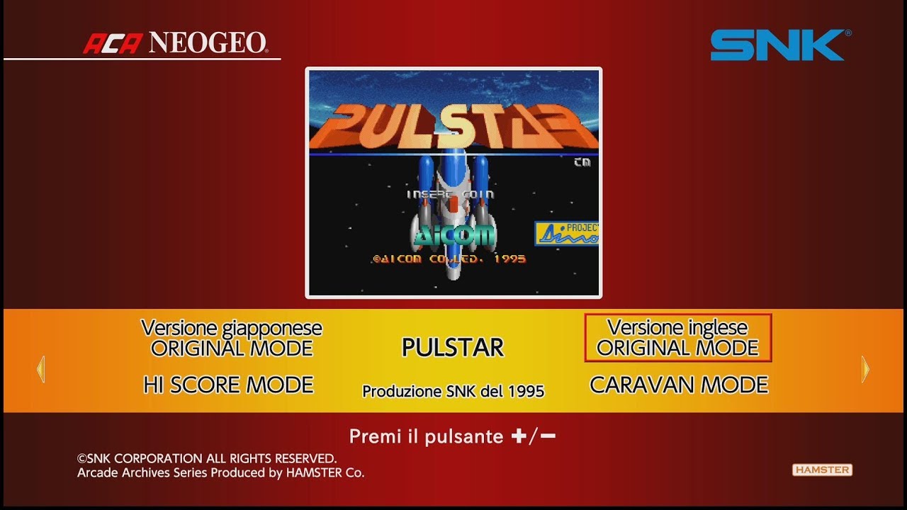 Aca Neogeo Pulstar — sstitle (WOR)