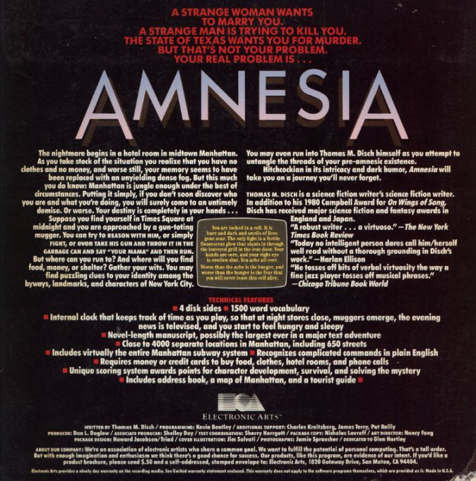 Amnesia — box-2D-back (US)