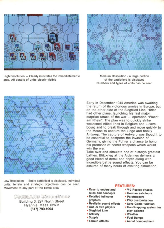 Blitzkrieg - Battle At The Ardennes — box-2D-back (US)