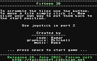 Fifteen 3D — sstitle (WOR)