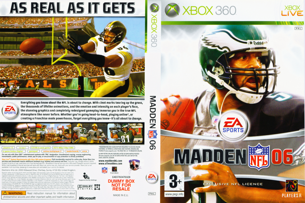 Madden NFL 06 — box-texture (EU)