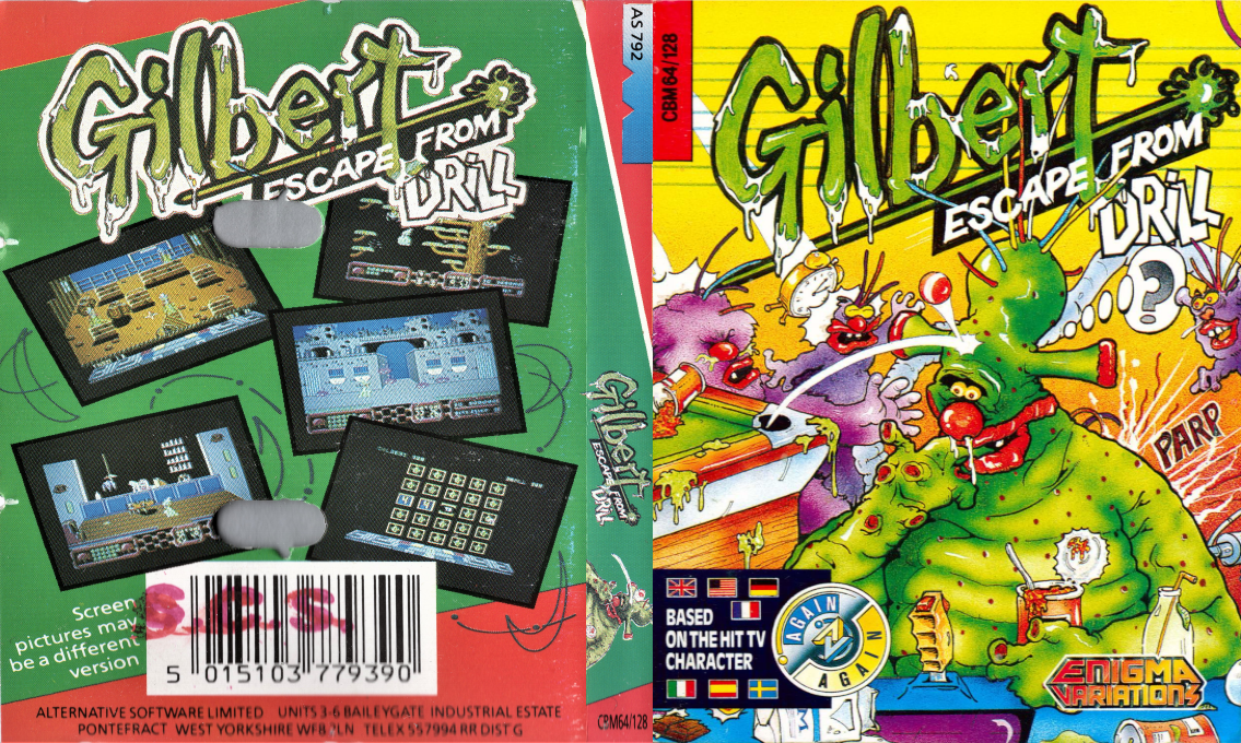 Gilbert - Escape From Drill — box-texture (EU)