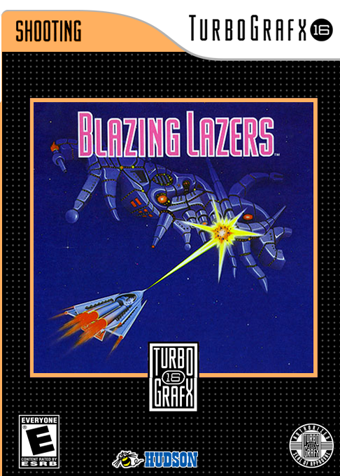 Blazing Lazers box art