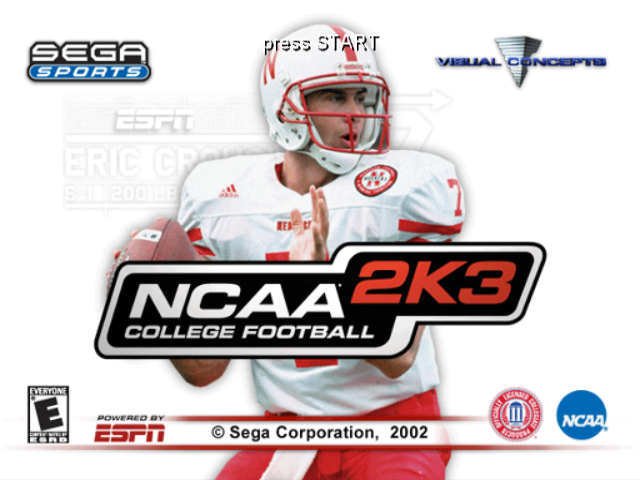 NCAA College Football 2K3 — sstitle (US)