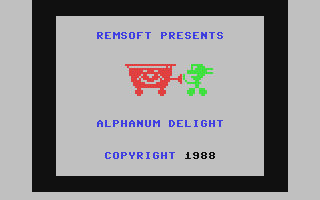 Alphanum Delight — sstitle (WOR)