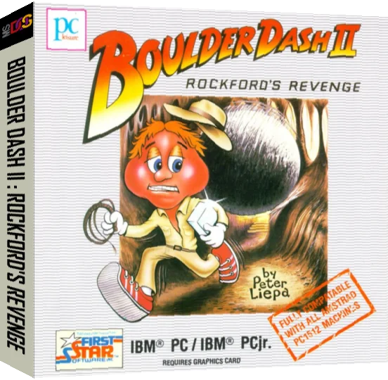 Boulder Dash 2 - Rockford's Revenge — box-3D (EU)