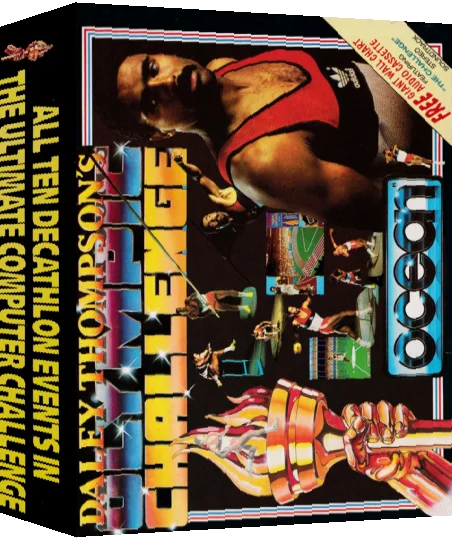 Daley Thompson's Olympic Challenge — box-3D (EU)