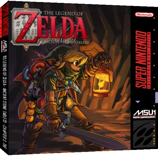 Bs Legend Of Zelda - The Ancient Stone Tablets - Chapter 3 — box-3D (US)