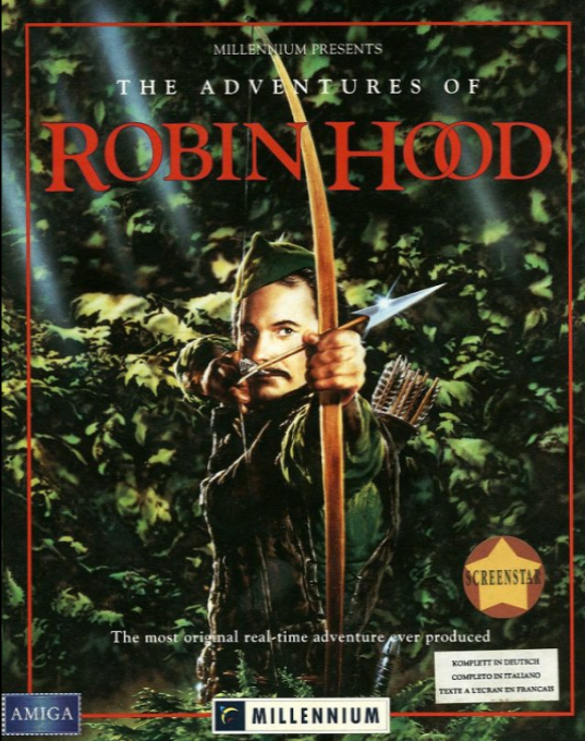 Adventures of Robin Hood, The box art