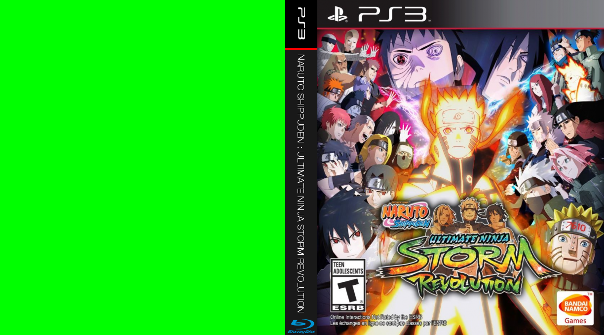 Naruto Shippuuden - Narutimate Storm Revolution — box-texture (US)