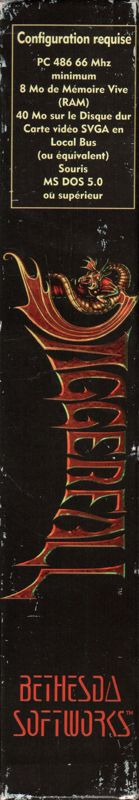 Elder Scrolls - Daggerfall, The — box-2D-side (FR)