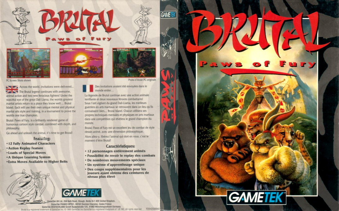 Brutal - Paws Of Fury — box-texture (EU)