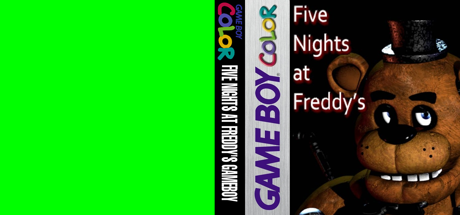 Five Nights At Freddy's GameBoy — box-texture (WOR)